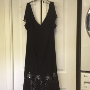 Black evening dress